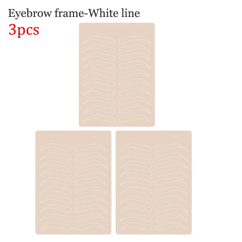 10/1Pcs Silicone Tattoo Practice Skin Blank Microblading Eyebrow Fake Skin Double-Sided for Permanent Tattoo Makeup Tools