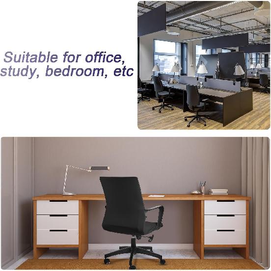 Tallew Office Chair Cover Stretchable Computer Universal Chair Seat Covers Removable Desk Chairs Slipcovers Washable Office Cushion Backrest for