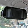 7-Inch Rearview Mirror Monitor Rear-View AV Display 12/24V Universal Vehicle Reversing Image Display Rear View VCR With Touch Button