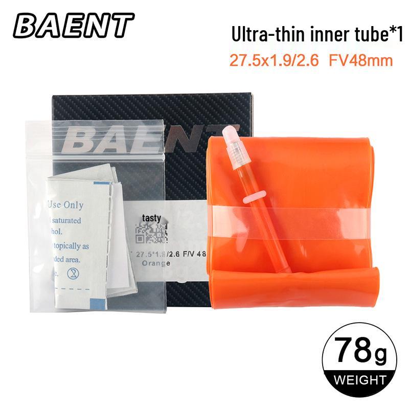 BAENT Ultralight 700C Road Bike Tube 20x1 (1-1/8), Wear-Resistant, Lightweight, Durable, Presta Valve F/V60