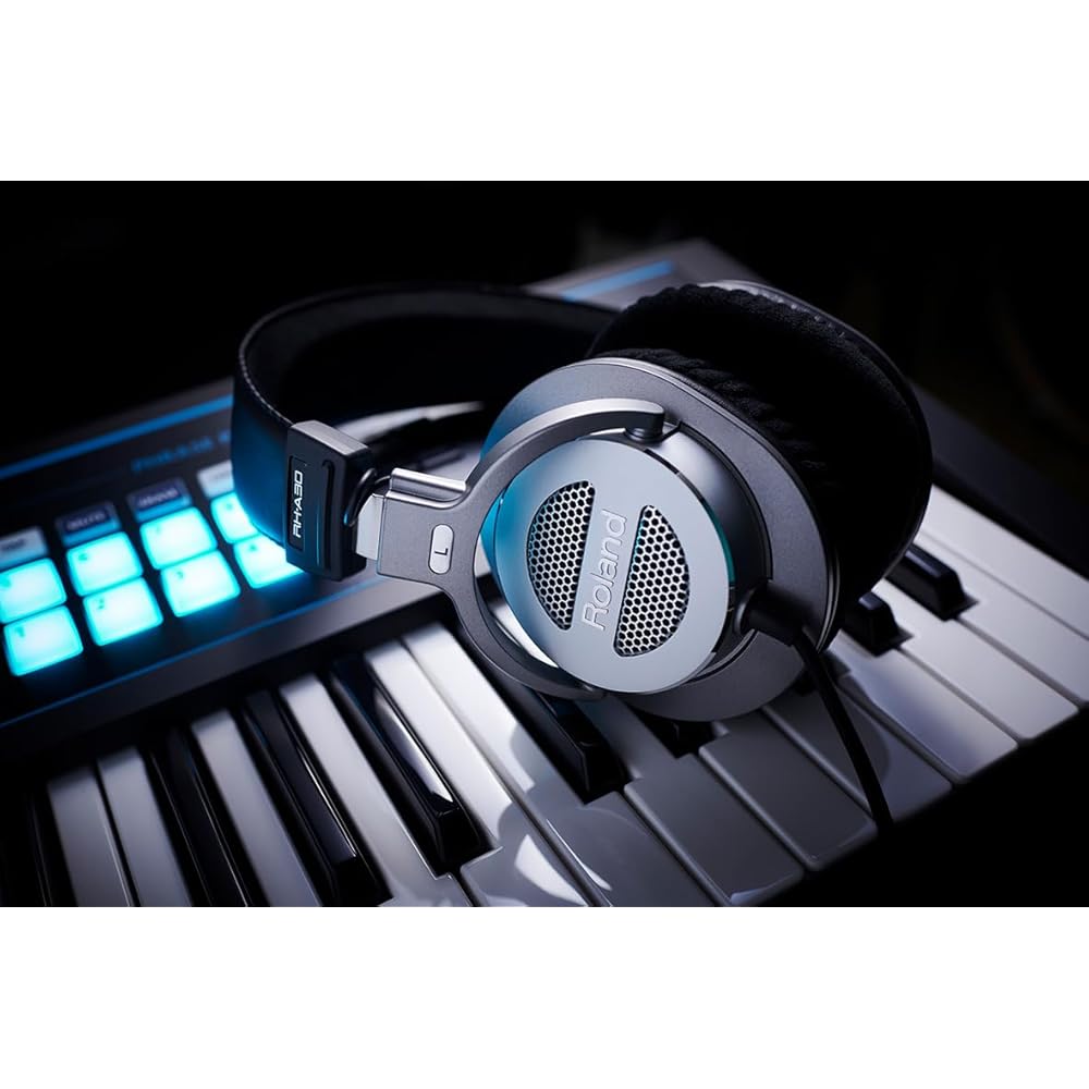 Roland Roland Open Monitor Headphones RH-A30 Open Air Type 45mm Driver Suede Style Earpads Cable ...