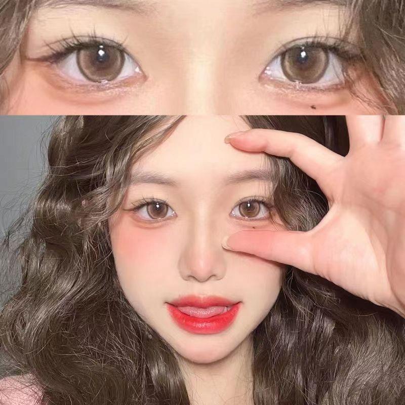 MillCreek farebné kontaktné šošovky Big Eyes 14,5 mm myopia, ročné použitie, stupňovité kontaktné šošovky
