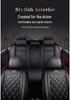 Dr. Jie European Style Full Leather Car Seat Cover - All-Season, Wear-Resistant, Universal Fit