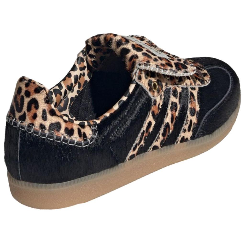 adidas Samba LT Leopard Print Unisex Sneakers Black Core-Black Mesa KJ6590