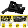 Black LH Driver Front Side Bumper Support Bracket Kit For 2010- Ford Taurus