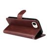 For iPhone 16e Leather Phone Case Magnetic Clasp Flip Wallet Phone Stand Cover