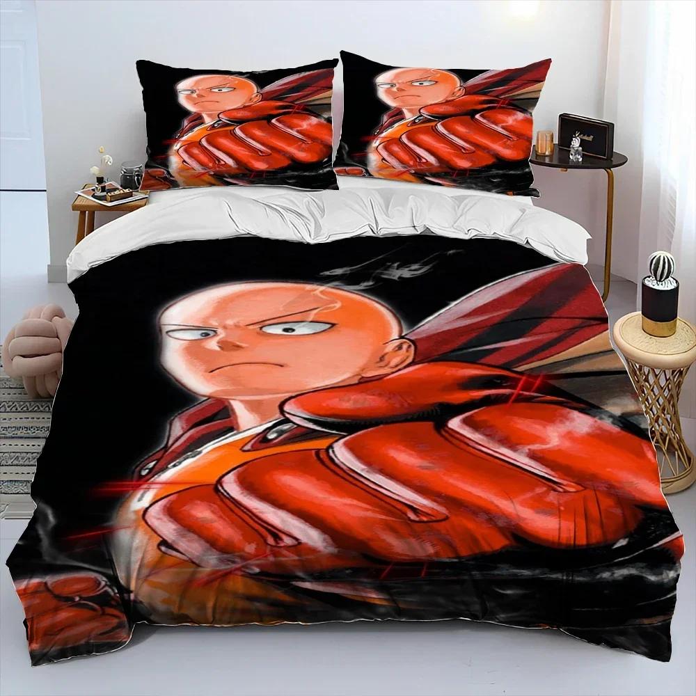 

Luxury New 3D Print ONE PUNCH MAN, Anime Cartoon Comforter Bedding Set,Duvet Cover Bed Set Quilt Cover Pillowcase Bedding Set 70x133cm