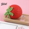 Adults Stress Ball 1/2/3Pcs Relief Strawberry Squeeze Toy Slow Rebound Simulated Fake Fruit Fidget Anti-anxiety Sensory Decompression Tool Gadget