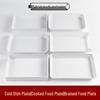 Tangyu Melamine White Rectangular Display Tray