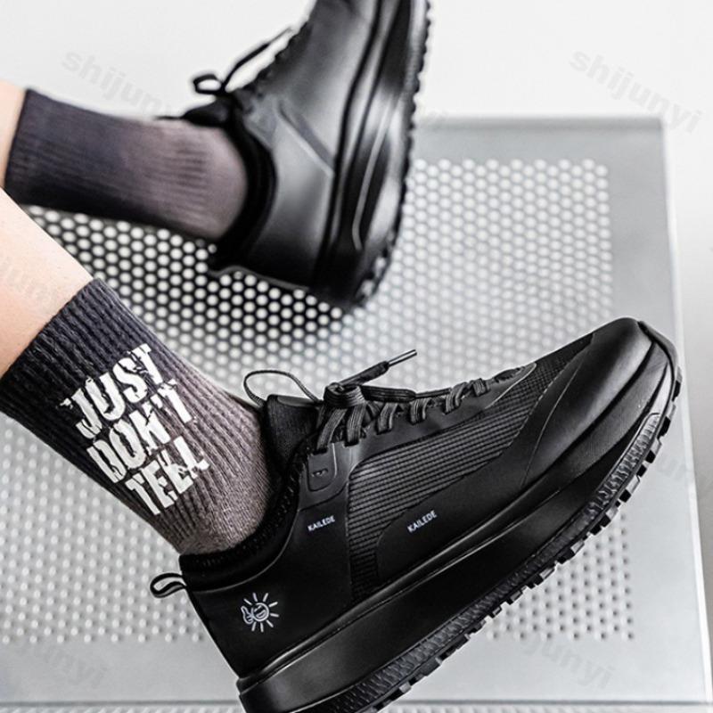 Fashion Men's Casual Shoes 2025 Summer Fashion Trend Color Blocked Sport Shoes Comfortable Versatile Slip on Thick Soled Chunky sneakers