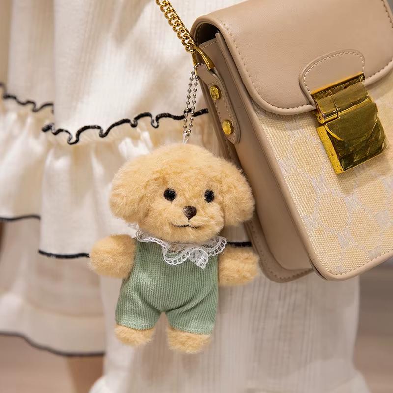 Cartoon Adorable Poodle Plushies Doll Stuffed Animals Dog Soft Puppy Kids Toys Baby Sleeping Pillow Backpack Decor Xmas Gifts