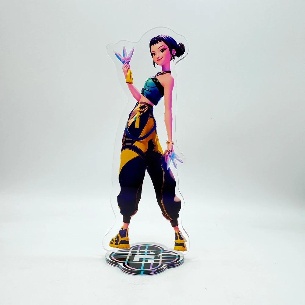 

K-pop Истребители демонов Суперзвезда Мира Руми Зои Акриловый брелок Подставки Декор для рюкзака Подвеска Украшение Аксессуары Игрушка