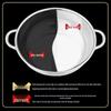Stainless Steel Divided Hot Pot with Lid (32CM)