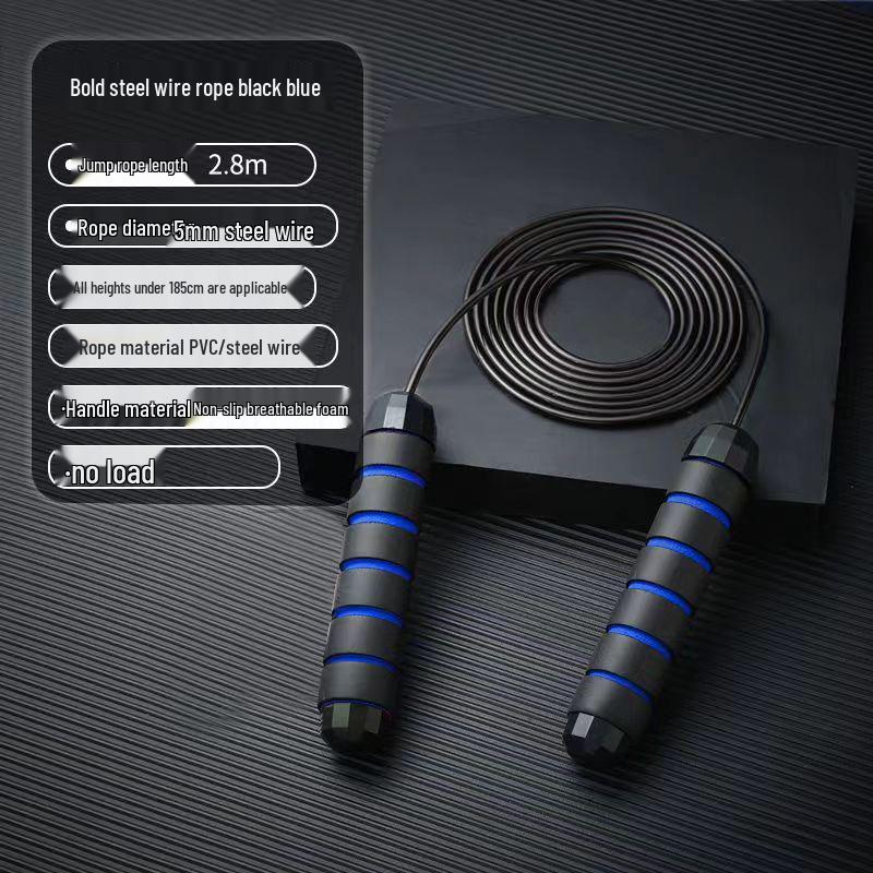 Weighted Steel Jump Rope for Fitness and Professional Training