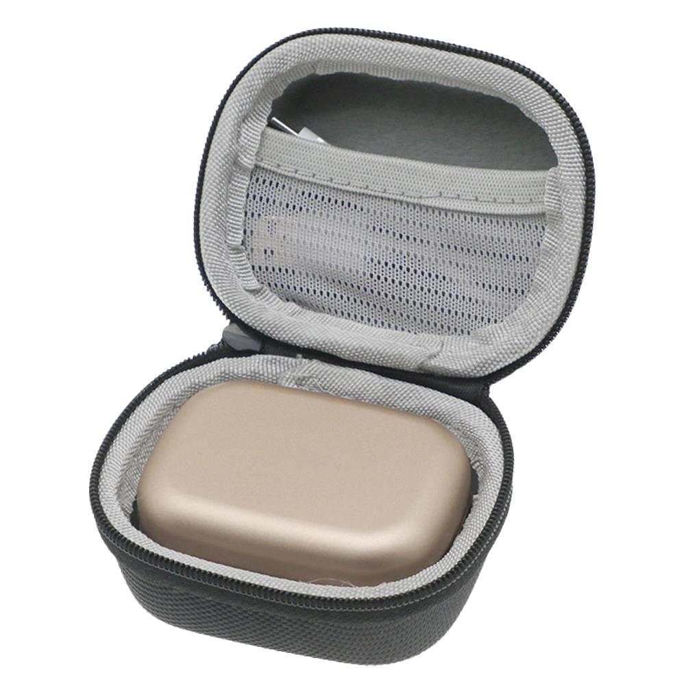EVA Hard Case Anti-scratch Travel Protective Case with Mesh Pocket & Carabiner Earbuds Bag for B&O Beoplay EX Wireless Earphones