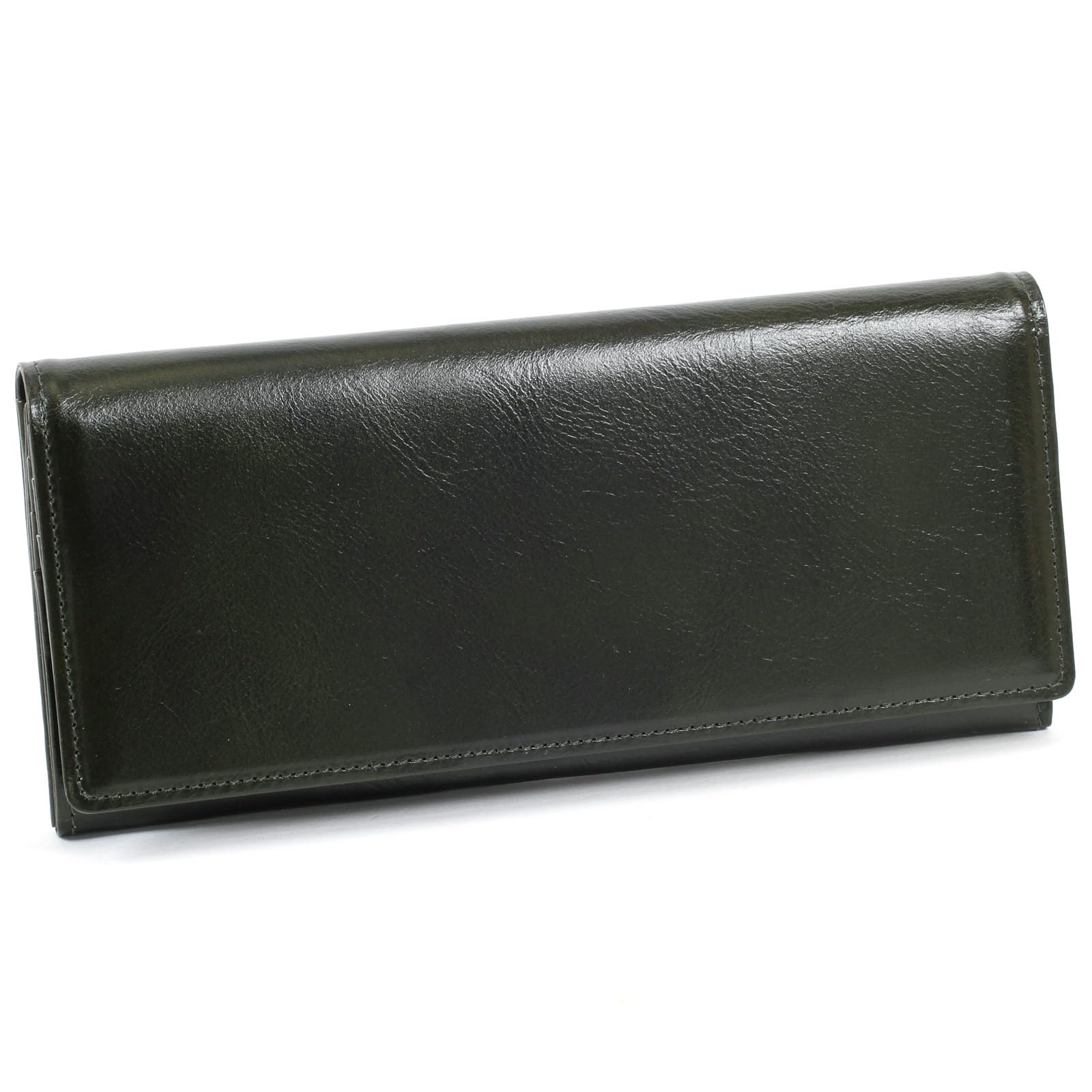 

Moist feel cowhide long wallet PH0780 Green 30301 [Kitamura] [Green]