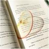1pc Delicate Transparent Acrylic Simulation Apple Bookmark Reading Mark Student Gift Premium Feeling Cute Grape Tomato Bookmarks