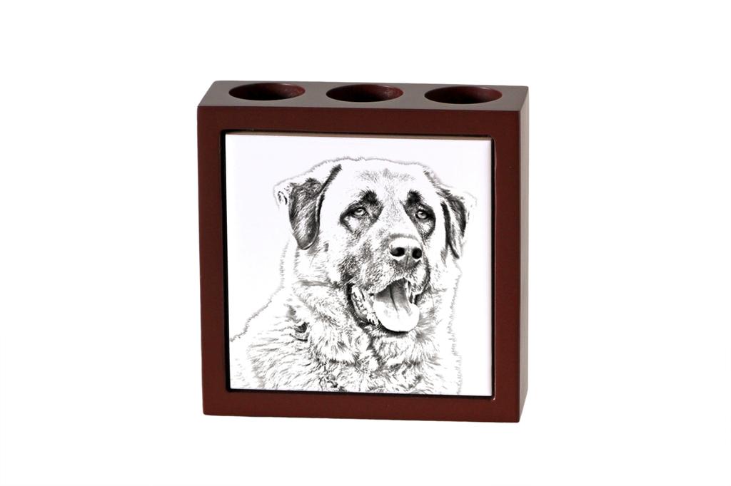 Anatolian Shepherd Dog, Turkish Kangal Dog – Pen holder with a dog, desk organizer with a print | Art-Dog