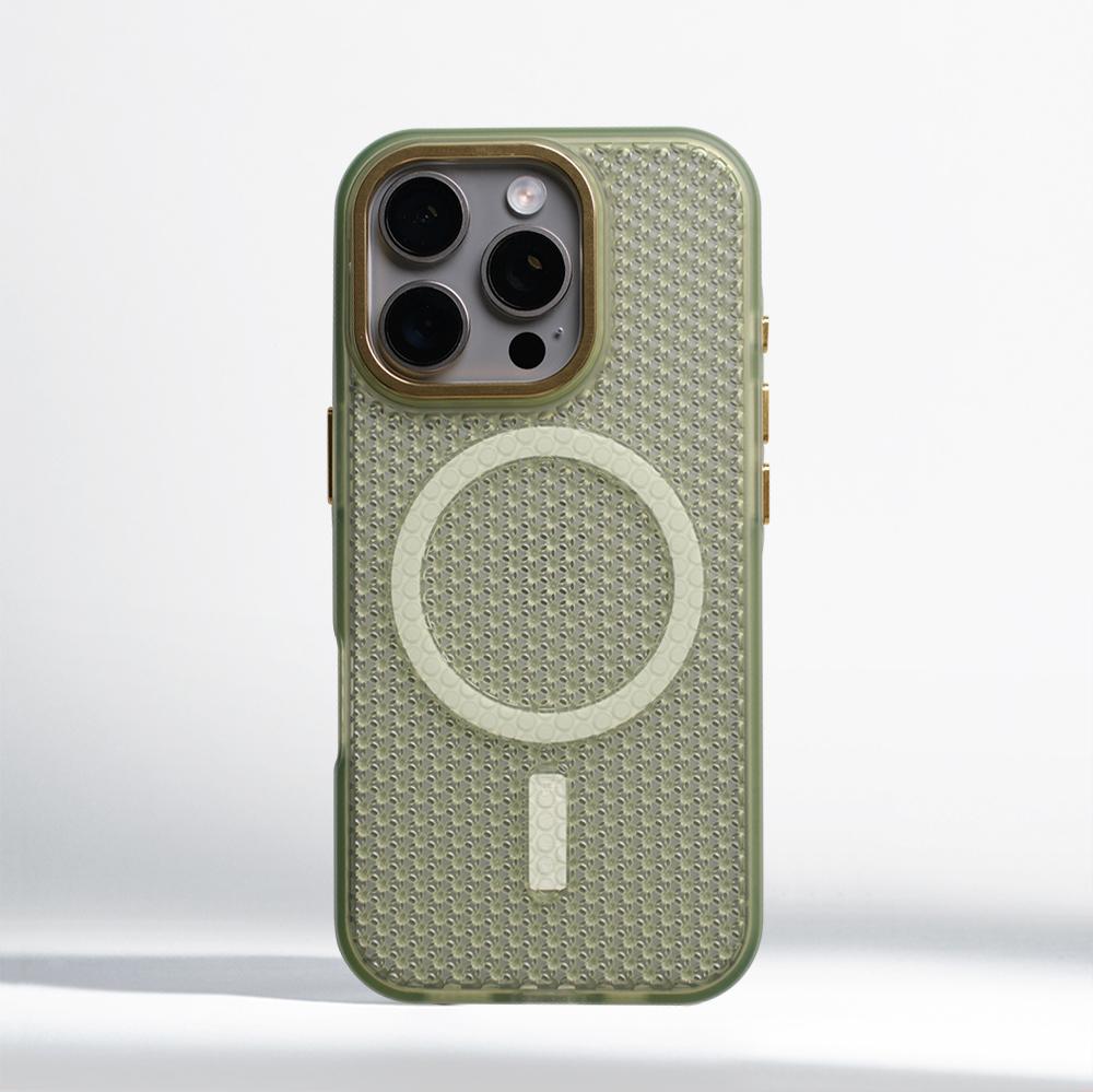 Cooling Heat Dissipation Magnetic Phone Case For iPhone 16 Pro Max 15 17 13 12 Case For Magsafe Wireless Charge Shockproof Cover