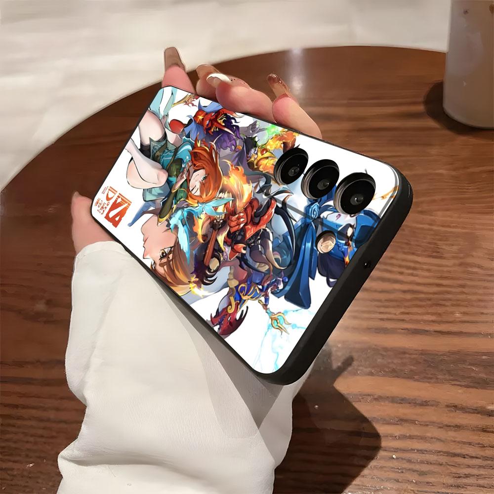 D-Dota 2 Cool Phone Case For Samsung S26 S25 S24 FE S23 S22 S21 Plus S20 Ultra Note20Ultra Black Soft Shell