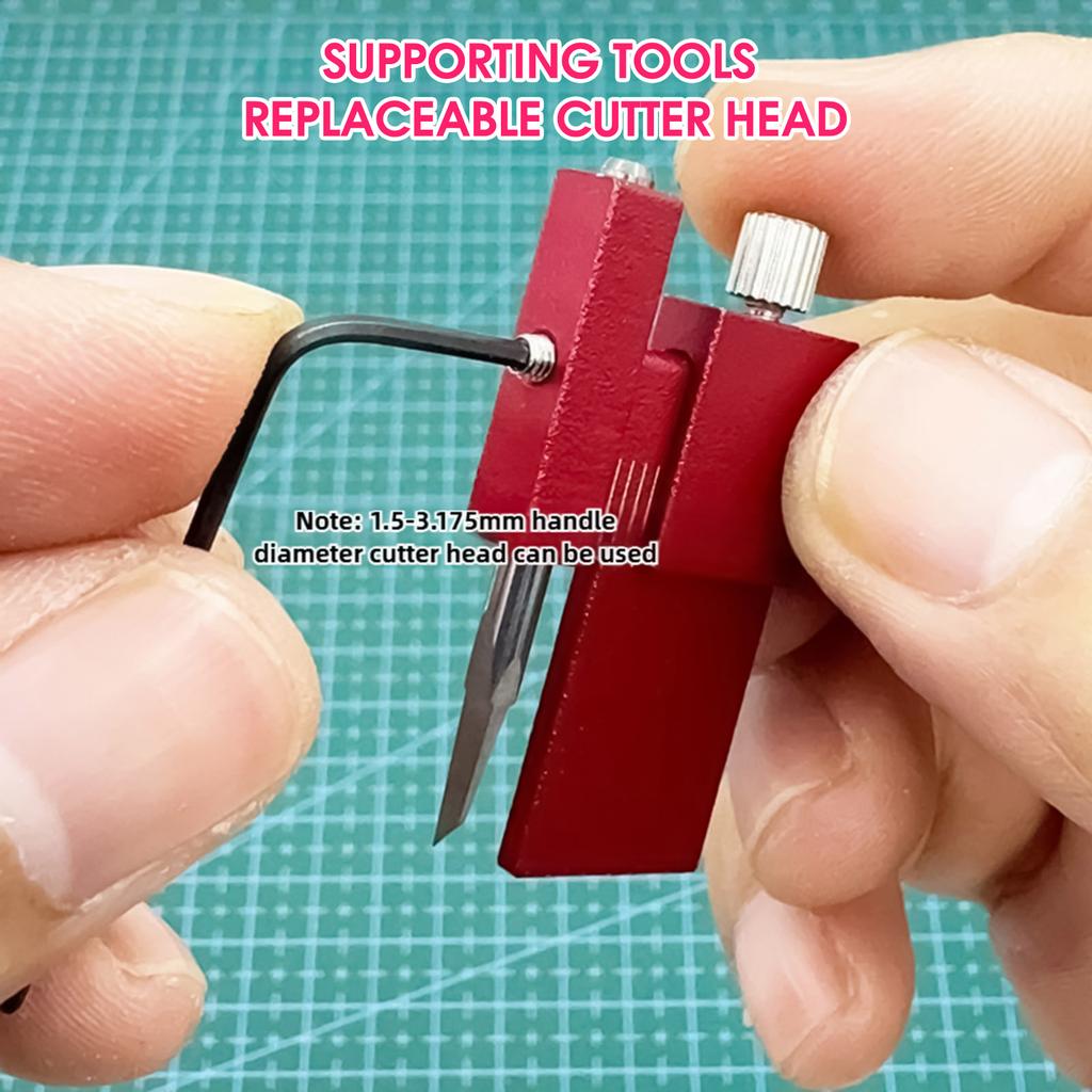 Model Line Scriber With Replaceable Blades Parallel Positioning Guide And Even Spacing Tool For DIY Craft