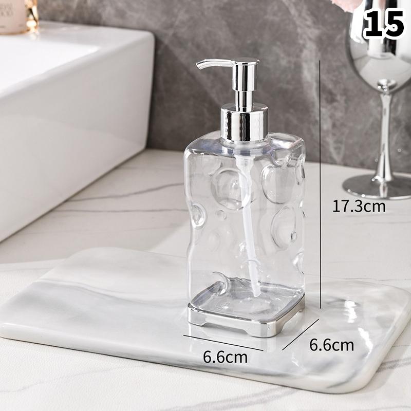 Soap Dispenser For Liquid Bathroom Empty Refill Subbottle Detergent Kitchen Press Type Hand Sanitizers Shower Gel Shampoo Bottle