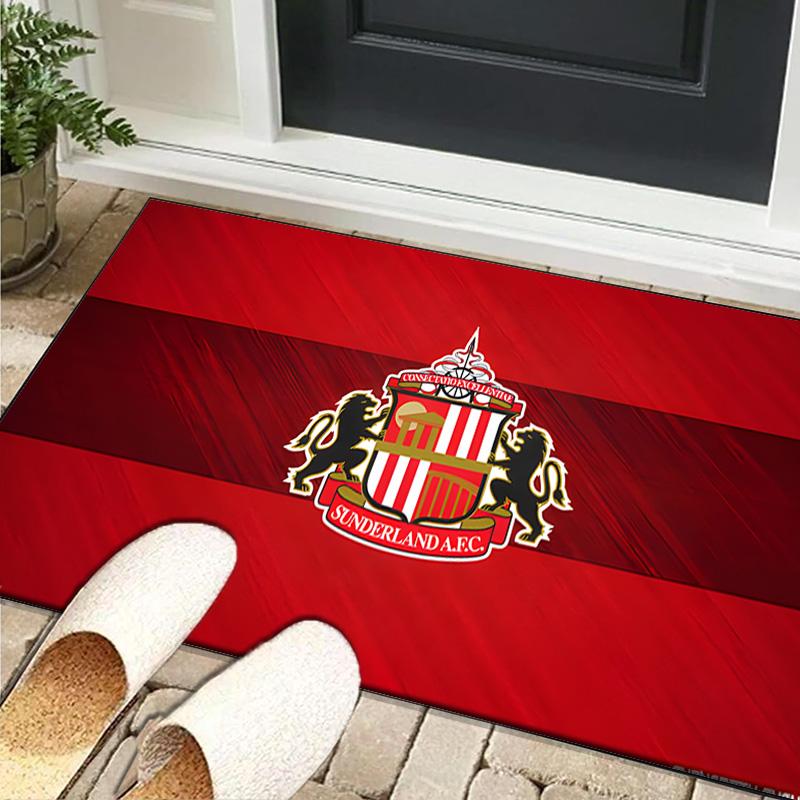 1PC rug Sunderland football Carpet, Chair Rug,Area Rug for Office Bedroom living rooms bedroom, Doormat decor Christmas fan gifts