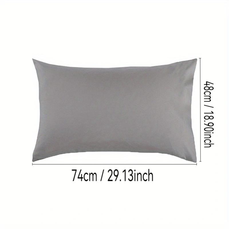 100% Cotton Brushed Pillowcase Super Soft Cozy Wrinkle And Fade Resistant With Envelope Closure