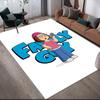 Meg Griffin Flannel Printed Carpet, Home Sofa Decoration for Living Room & Bedroom, Non‑Slip Play Flannel Floor Mat for Game Room