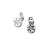 S925 Sterling Silver Vintage Thai Silver Snowflake DIY 10mm Handmade Braided Rope Material Accessories