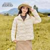 Xue Zhong Fei Women's Lightweight Stand Collar Duck Down Jacket