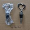 JSH003 Decorative Beverage Keeping Standard Bottles Wine Champagne Fresh Heart Shaped Plastic Wine Bottle Stopper