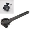 Black Bicycle Computer Mount with Screw Bike Computer Mount  Cycling Accessory Installation