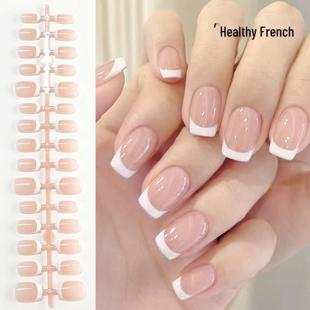 קצוות ציפורניים בגוון גרדיאנט ורוד - חצי מוכנים, ניתנים ללבישה, סגנונות ארוכים וקצרים לאמנות לק גלריה