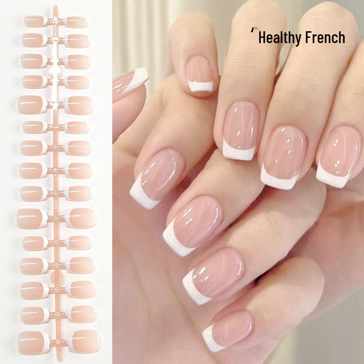 

Blush Gradient Nail Tips - Semi-finished, Wearable, Long & Short Styles for Nail Salon Art