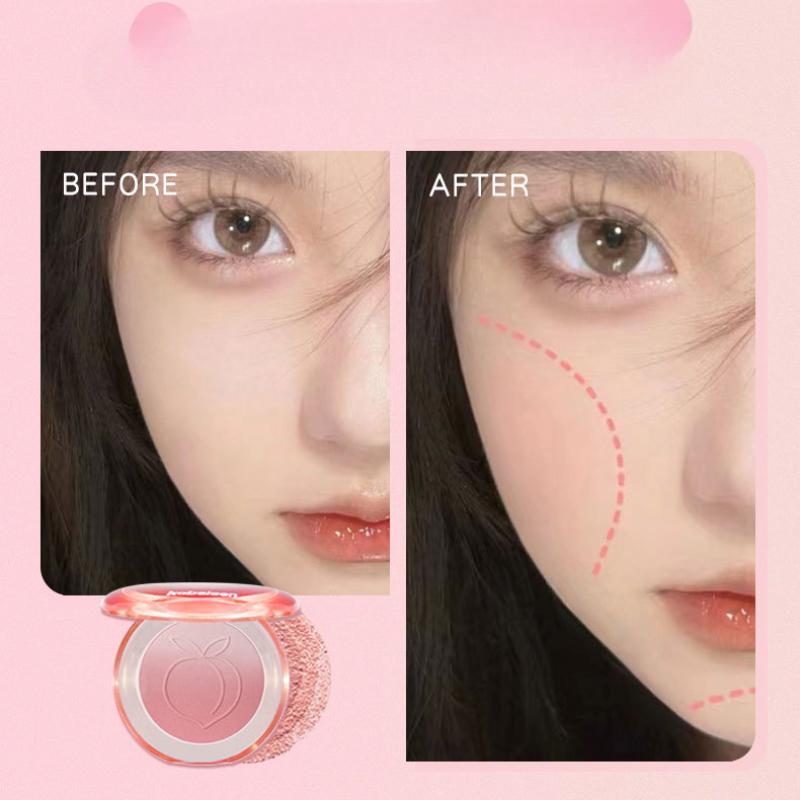 Gradient Blush Matte Pseudo Vegan Cute Genki Girl Nude Makeup Rouge Delicate