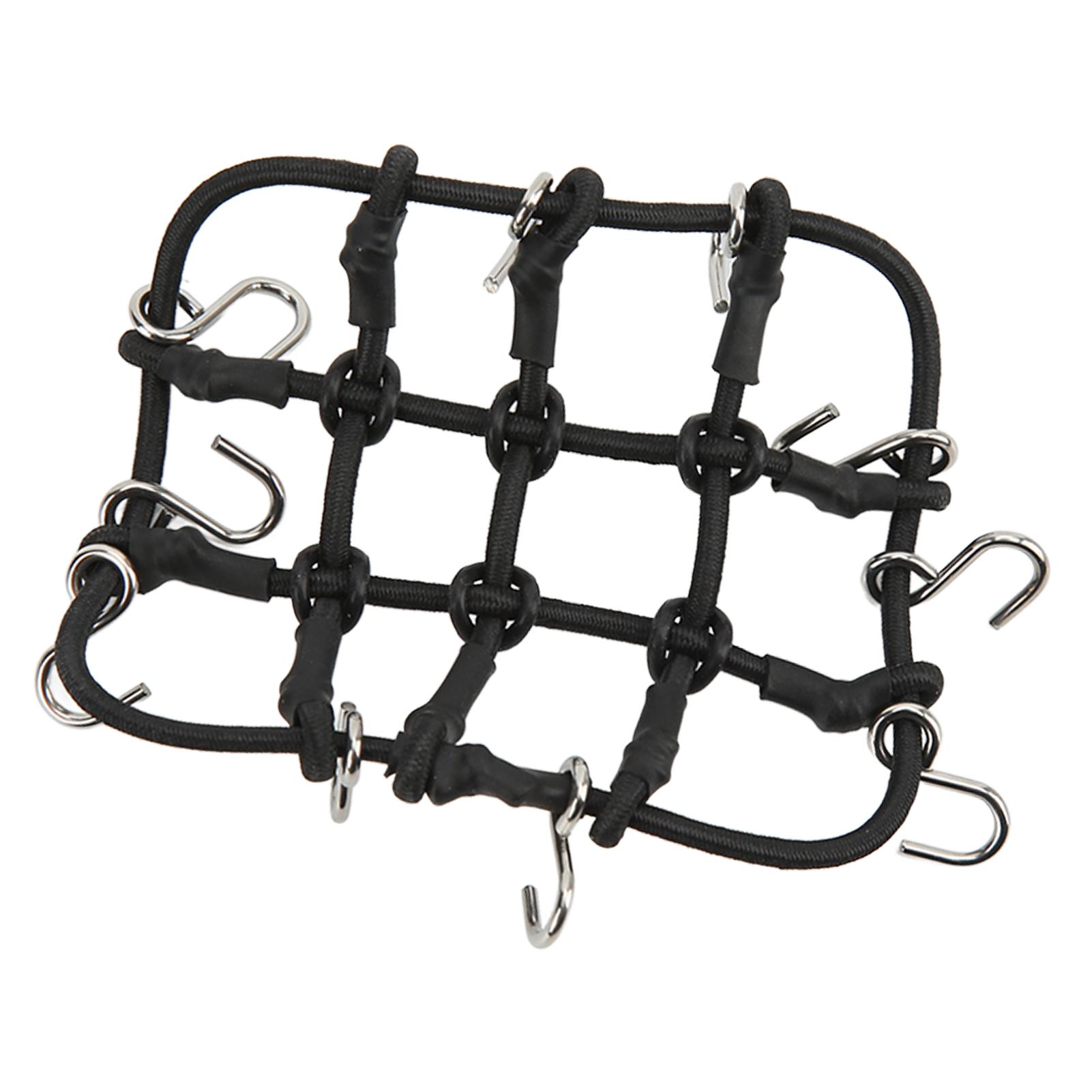 

RC Сетка для багажа Багажная сетка Симуляция Нержавеющая сталь Резина RC Грузовик Автомобиль Багажник на крышу для Xiaomi Jimny RC Автомобиль Черный чёрный