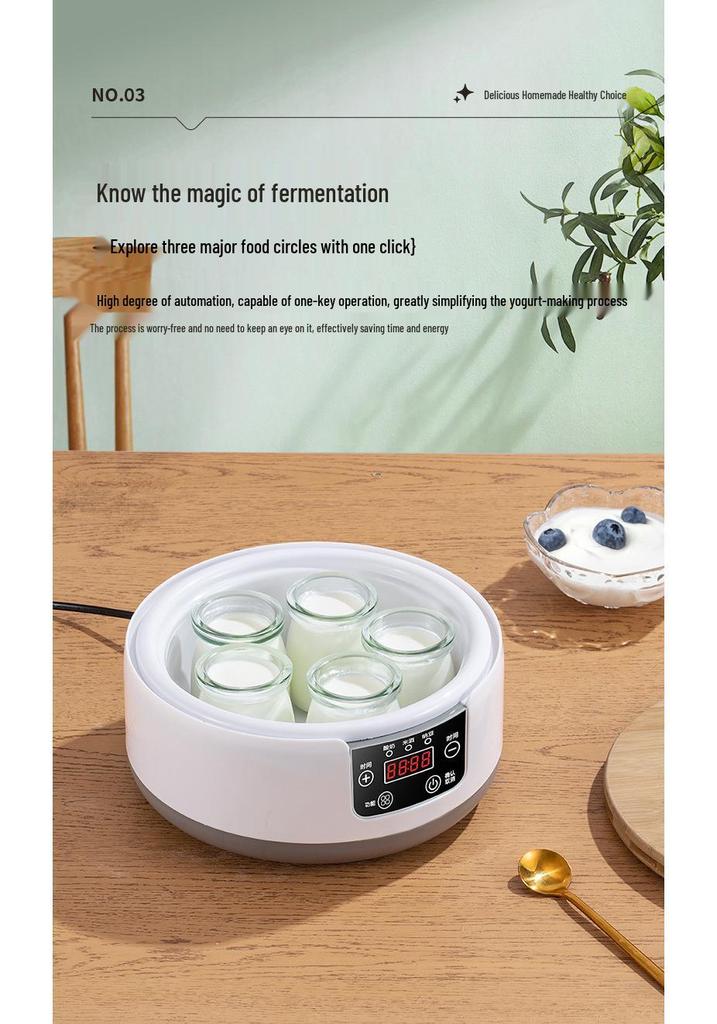 Slimme Automatische Yoghurt & Fermenteermachine voor Thuisgebruik