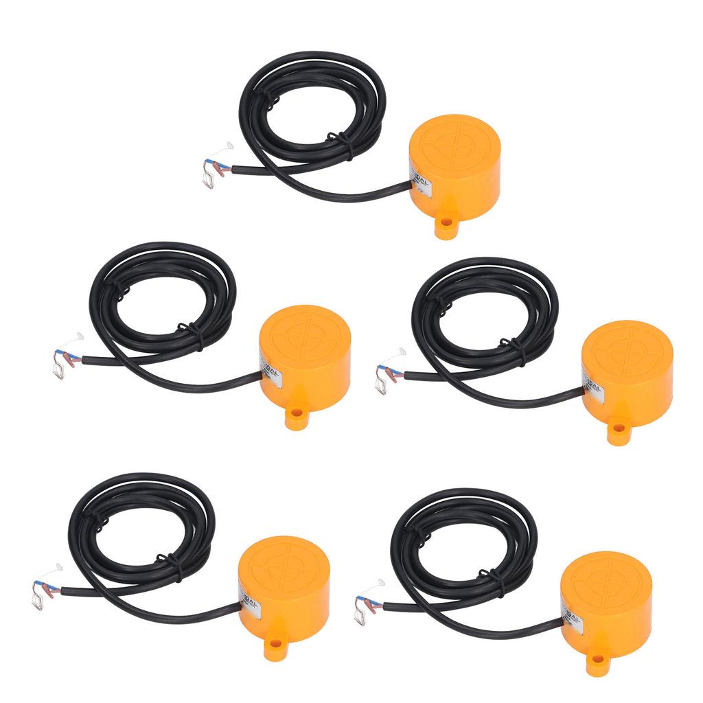 5PCS Circular Proximity Switch Distance Detection Sensor PNP Normally Open 10‑36VDC IP65 Protection