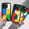 Geometric Bauhaus Art Phone Case For IPhone 16 15 14 Plus 13 12 11 17 Pro Max Pro Soft Cover