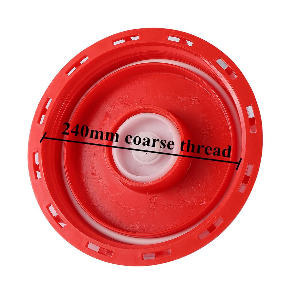 IBC Tank Lid Ton Barrel Cover S60 100mm 163mm 240mm Coarse Thread Water Tank Breath Cover Double Hole 1000L Tank Dust-proof Lid