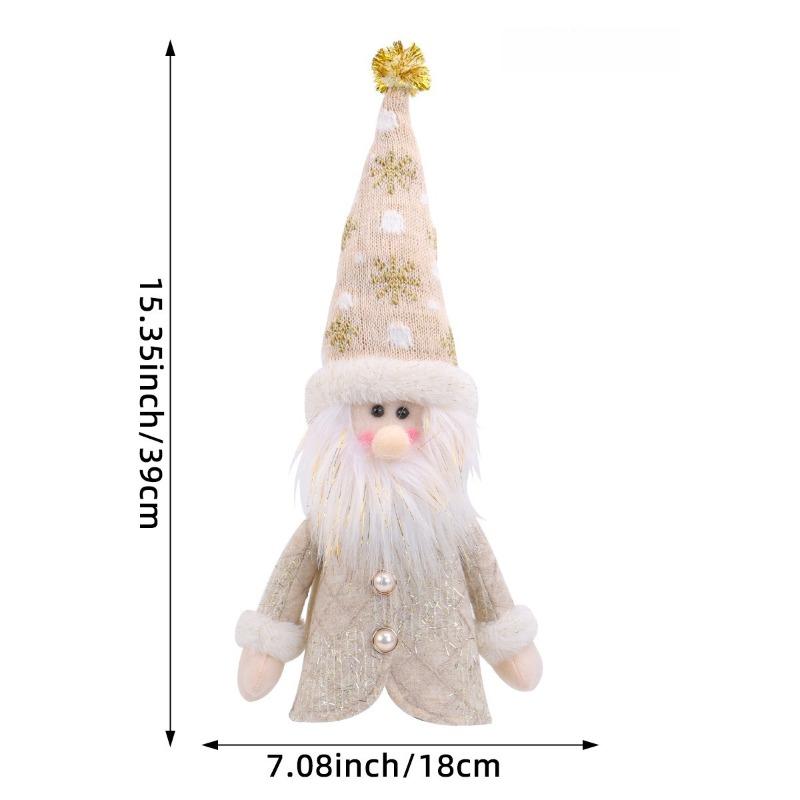 1pc Wine Bottle Cover Christmas Santa Claus Cute Red Wine Bottle Decor Festive Table Decoration for Holiday Season