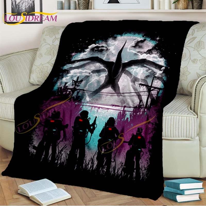 Deka Stranger Things Demodogs Kreslená flanelová deka Hororová deka do obývacího pokoje Rozkládací pohovka Dětský dárek Domácí dekorace