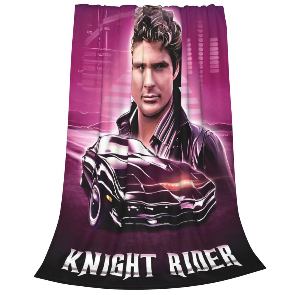 Knight Rider Blanket Cover Action Tv Series Wool Throw Blanket Bedroom Sofa Decoration Ultra-Soft Warm Bedspreads