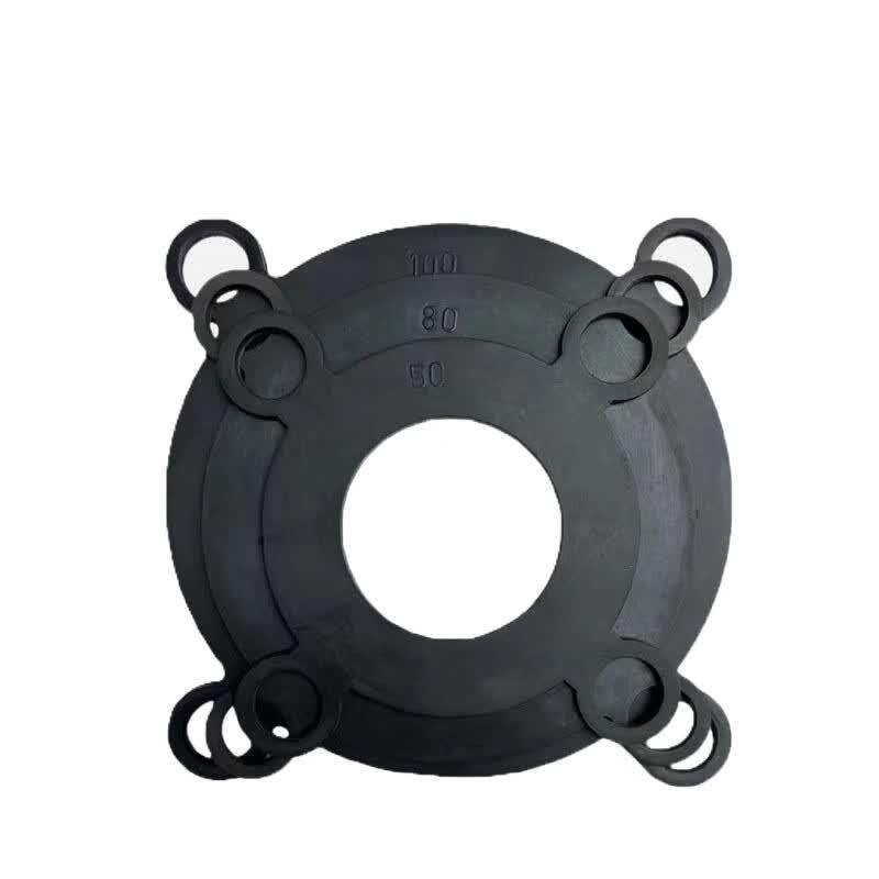 Cowon Thickened Rubber Flange Gasket, DN150 (50 Pcs)