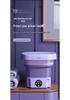 Compact Folding Mini Washing Machine for Dorms & Travel - Ideal for Underwear & Socks