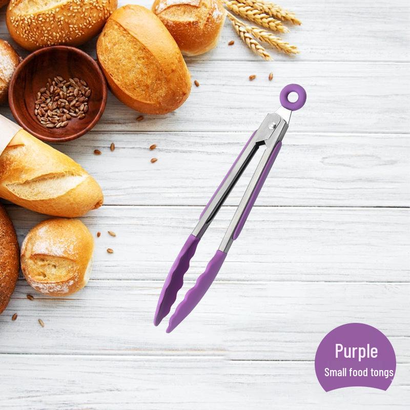 Silikon Edelstahl Steak- & BBQ-Zange - Küchen- & Backwerkzeug