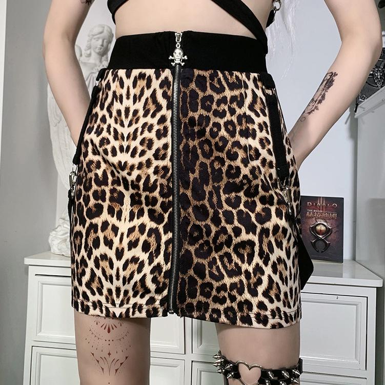 womens leopard skirt