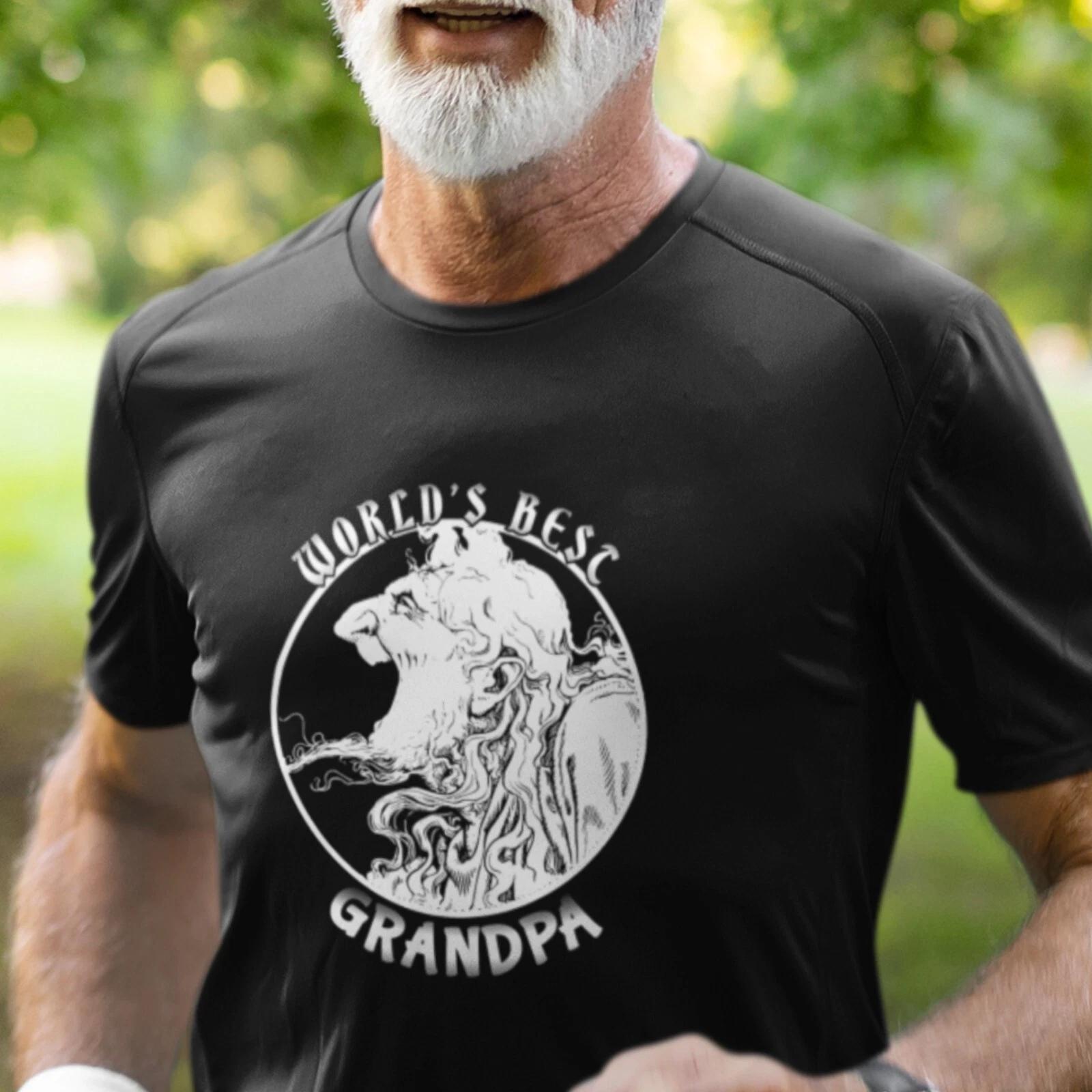 

World s Best Grandpa T-Shirt with humorous image. A great gift for Father s Day! 3XL