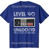 Funny Level 40 Unlocked Graphic Tshirts Men Womens Fashion Casual Born in 1984 TShirt 40 Years Old 40th Oversized T Shirt